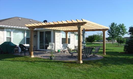 Pergola and Paver Patio Huntley IL