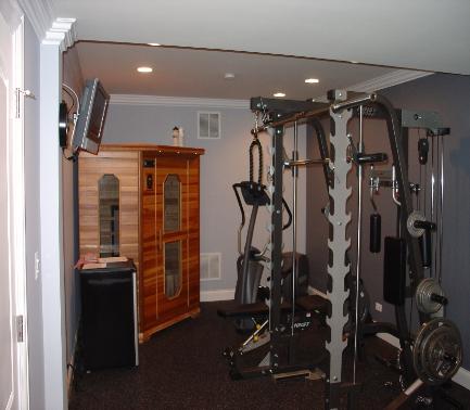 Basement Work Out Room Illinois