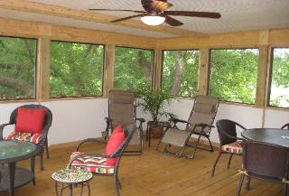 Screened Room Interior Crystal Lake
