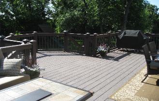 Trex deck and railing Crystal Lake