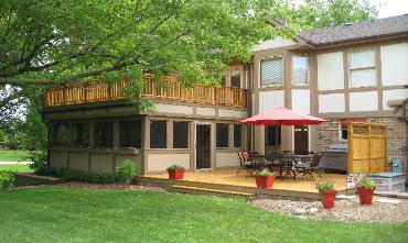 Roof Top Deck and Screened Room Lake County
