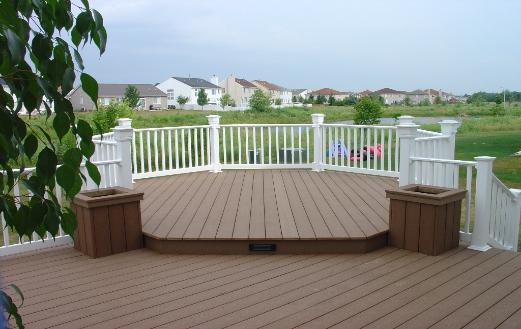Trex Deck White Rail