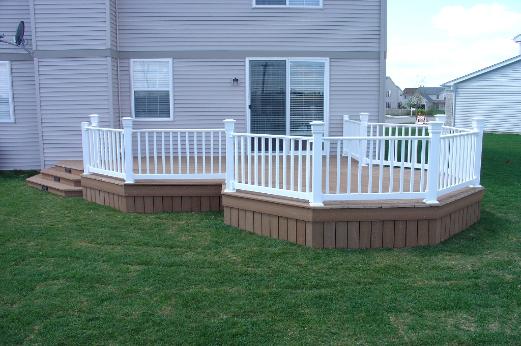 Trex Deck White Rail With Lights