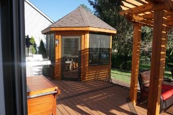 Trex  Deck and Cedar Gazebo Carpentersville IL