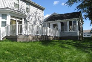 Trex Deck With Screened Room Woodstock IL