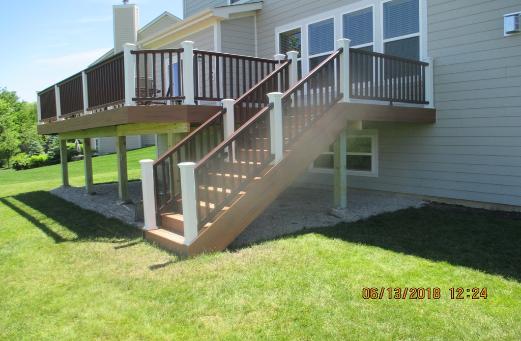 Trex Transend Deck Tiki Torch Decking Vintage Lantern Rail White Posts