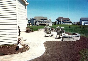 Patio Crystal lake