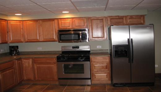 Second kitchen in basement