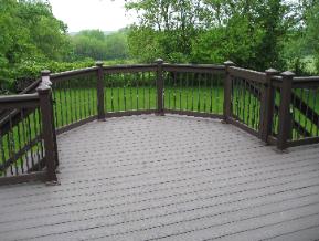 Woodlad Brown Trex Deck